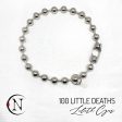 100 Little Deaths Oversized Ball Chain Choker by Lilith Czar Online Sale