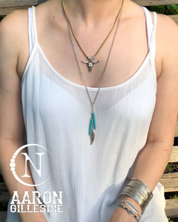 Feather Dance NTIO Necklace by Aaron Gillespie Online now