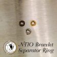 2 Gold NTIO Separator Ring Fashion