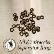 2 Dark Brass NTIO Separator Ring Fashion