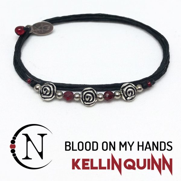 Blood On My Hands NTIO Bracelet by Kellin Quinn ~ RETIRING on Sale