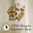 2 Gold NTIO Separator Ring Fashion