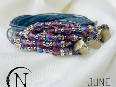 June Alexandrite NTIO Birthstone Bracelet Online now