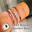 2 Gold NTIO Separator Ring Fashion