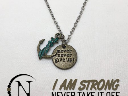 I Am Strong Necklace By Never Take It Off Fashion