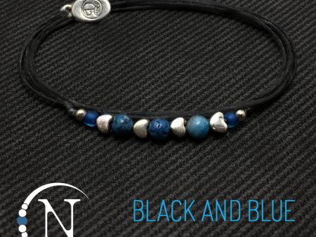 Black And Blue NTIO Bracelet by Danny Worsnop For Discount