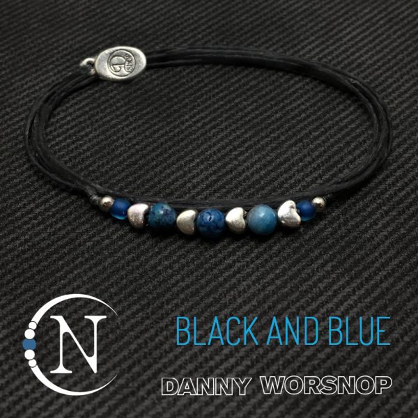 Black And Blue NTIO Bracelet by Danny Worsnop For Discount