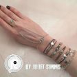 White Line 4 Piece Bracelet Bundle by Juliet Simms Hot on Sale