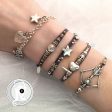 White Line 4 Piece Bracelet Bundle by Juliet Simms Hot on Sale