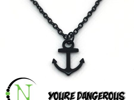 You re Dangerous NTIO Tattoo Necklace Choker By Shannon Taylor Online now