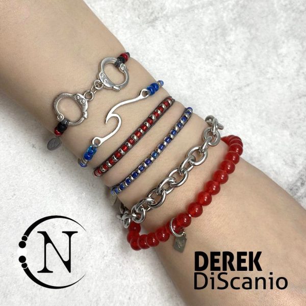 Wash Away All the Thoughts Red NTIO Bracelet  by Derek Discanio - RETIRING Sale