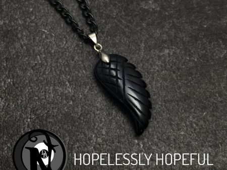 Black Hopelessly Hopeful NTIO Necklace Danny Worsnop & Ben Bruce Only 3 More! Online Sale