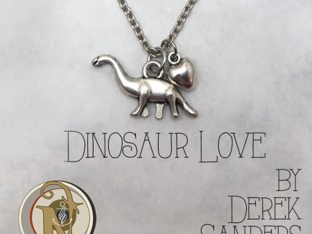 Dinosaur Love NTIO Necklace By Derek Sanders For Sale