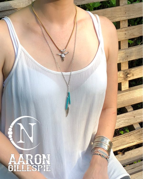 Feather Dance NTIO Necklace by Aaron Gillespie Online now