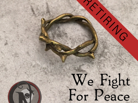 We Fight For Peace NTIO Pinky Ring by Remington Leith Sale