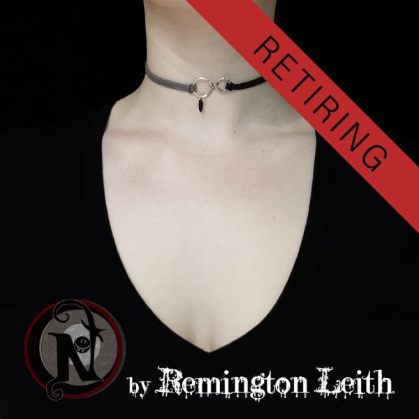 Silver Until Death NTIO Bracelet Choker Necklace by Remington Leith *9 More! Online now