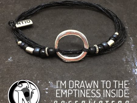 I m Drawn to the Emptiness Inside NTIO Bracelet by Saferwaters Sale