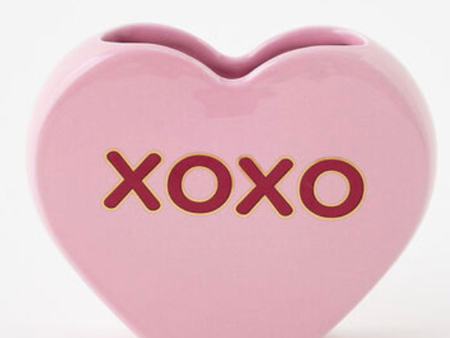 XOXO Heart Vase For Cheap