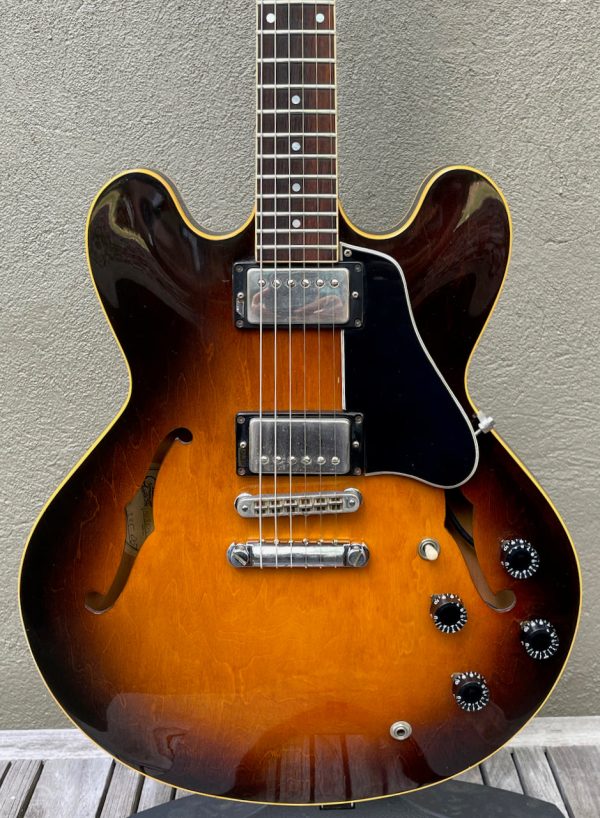 1985 Gibson ES-335 Tim Shaw Humbuckers Sunburst Cheap