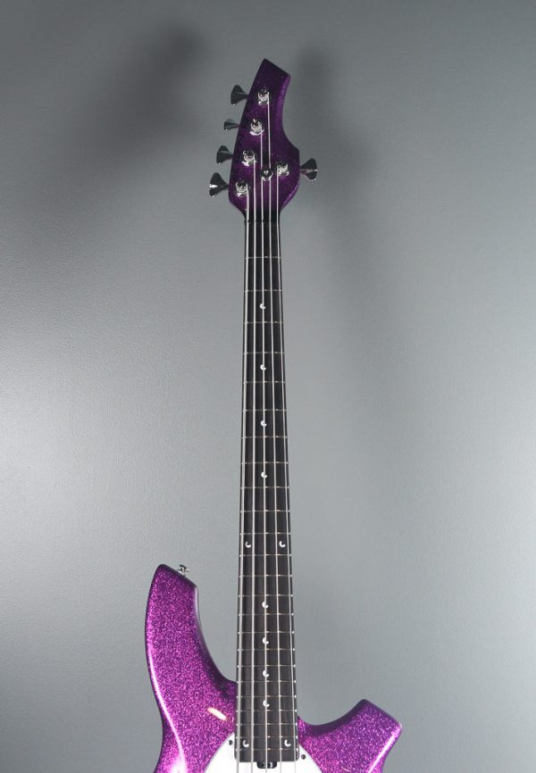 2019 Ernie Ball Music Man Bongo 5 Fuschia Sparkle Supply