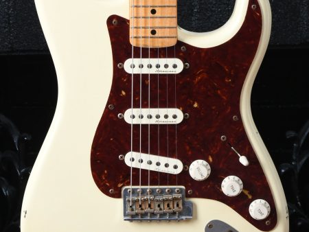 2006 Fender Custom Shop Relic 1956 Stratocaster Olympic White For Cheap