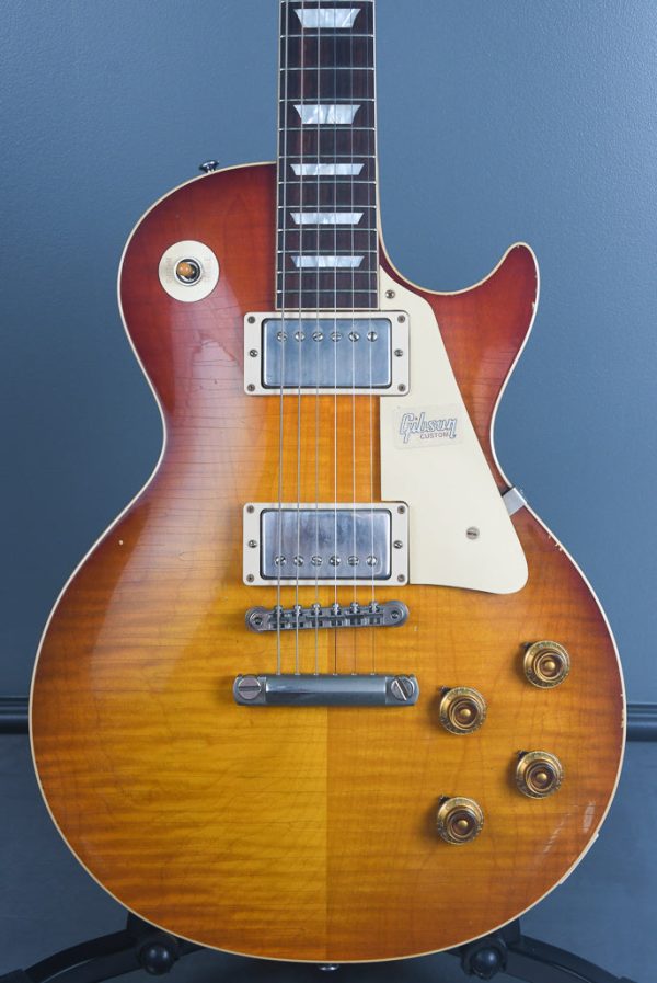 2018 Gibson Historic Les Paul  58 Aged R8 Iced Tea Fade Online Sale