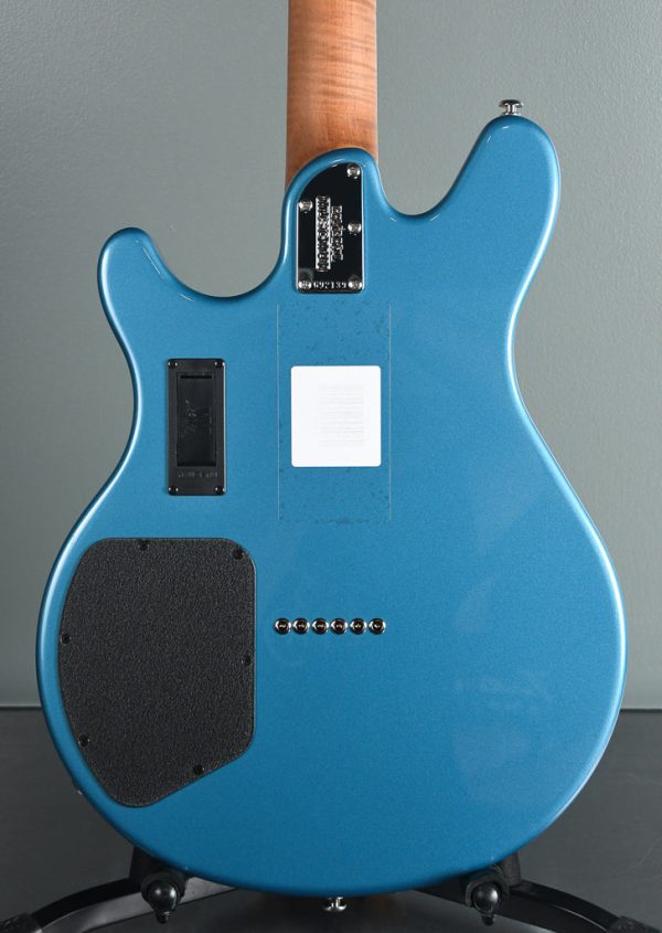 2019 Ernie Ball Music Man James Valentine Signature Guitar, Roasted Maple Neck. Toluca Blue Online Sale