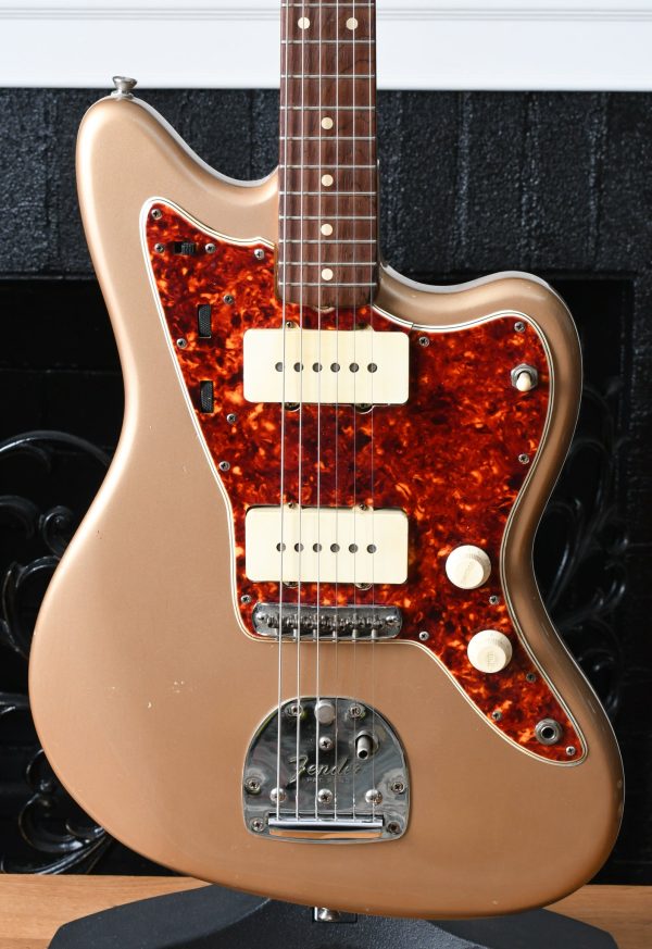 1961 Fender Jazzmaster Refin Shoreline Gold Online now