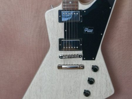 2017 Gibson Custom  58 Explorer TV White OHSC Discount