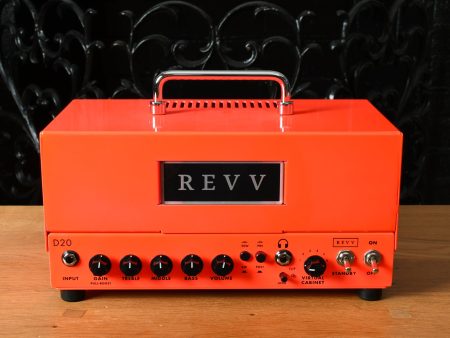 Revv D20 20 4 Watt Guitar Head w Two Notes Torpedo Embedded-custom color Shocking Red! DISPLAY MODEL For Discount