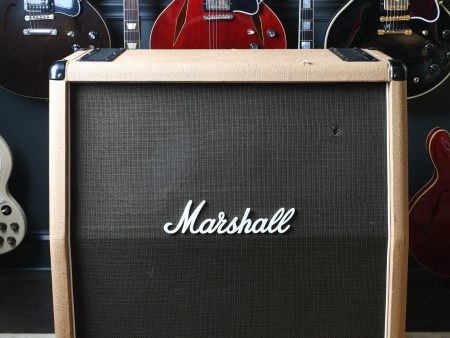 1977 Marshall 4x12 Cabinet Fawn Tolex For Sale