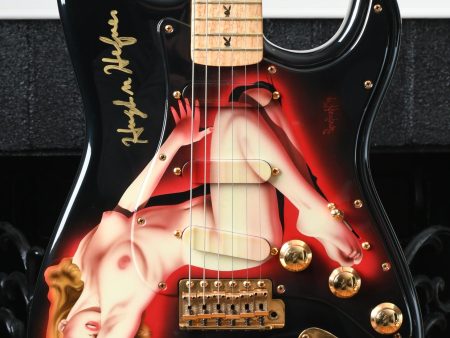 1994 Fender Playboy 40th Ann. Stratocaster Marilyn Monroe Personally Signed by Hugh Hefner For Cheap