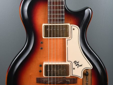 1959 Supro Rhythm Master  Val Trol  Sunburst with original case Supply