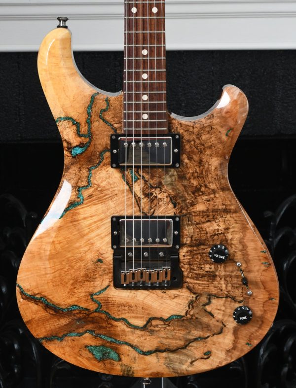 2015 Knaggs Severn Trembuck Tier 3 Spalted Maple Natural Chrysocolla Online