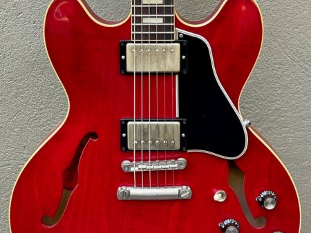 2015 Gibson Memphis 1963 ES-335 Block Vintage Cherry Hot on Sale