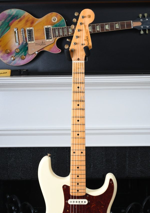 2006 Fender Custom Shop Relic 1956 Stratocaster Olympic White For Cheap