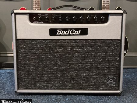 Bad Cat Jet Black - 25TH Anniversary 1x12 Combo Grey Tolex Cheap