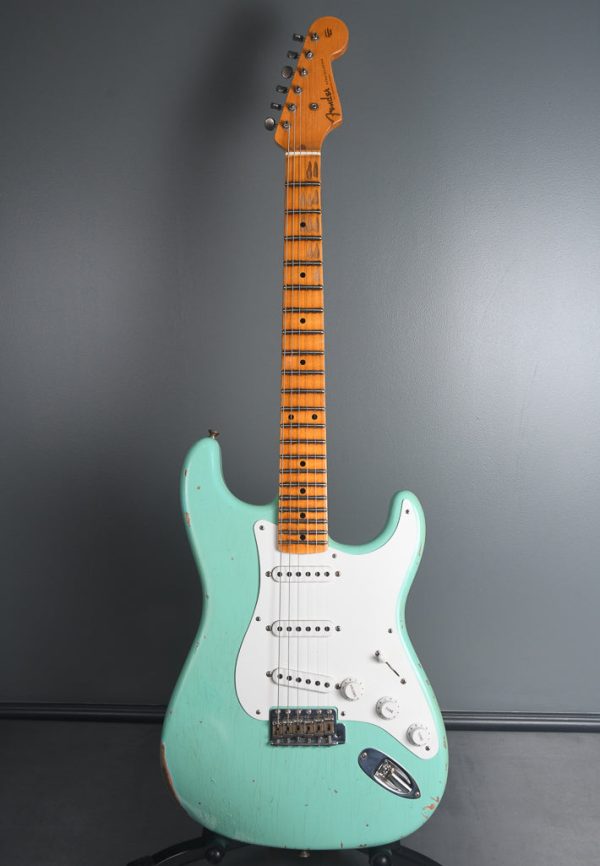 2018 Fender Custom Shop LTD  55 Relic Stratocaster Aged Faded Seafoam Green Fashion