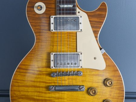 2019 Gibson 60th Anniversary Les Paul 1959 R9 Reissue Golden Poppy Burst OHSC Online Hot Sale