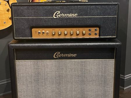 Germino Classic 45 Master Volume & Style I 2x12 Cabinet Black Tolex Online now