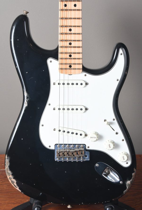 2018 Fender Custom Shop 1968 Relic Stratocaster Black Online Hot Sale