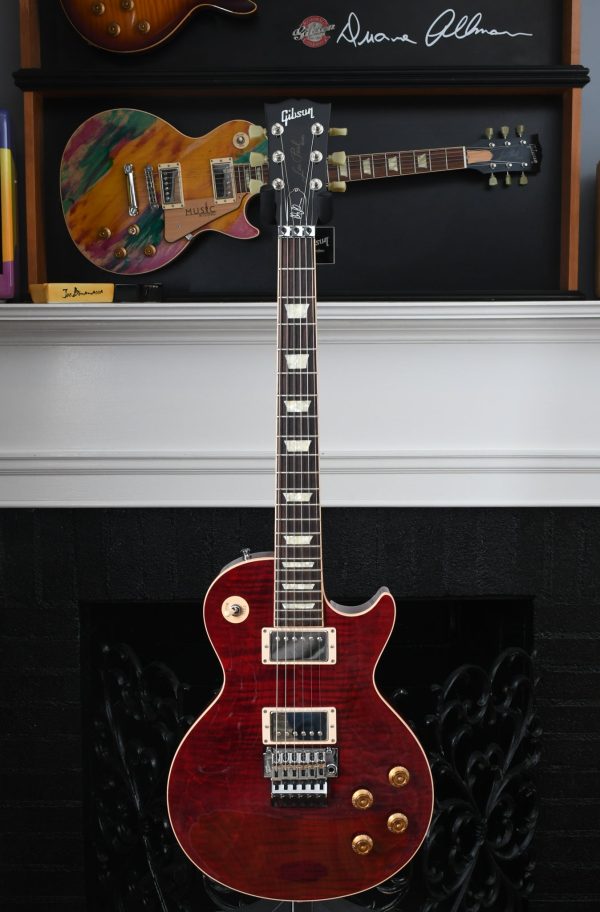 2011 Gibson Custom Shop Alex Lifeson Signed #15 50 Les Paul Axcess Royal Crimson on Sale