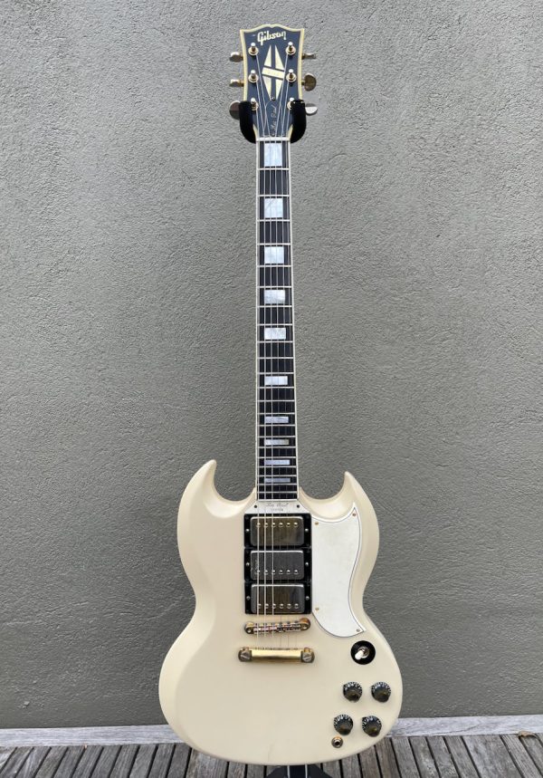 1962 Gibson SG Custom Polaris White - Player Vintage Online Sale