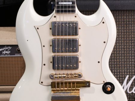 1969 Gibson SG Custom Polaris White - Refin For Discount