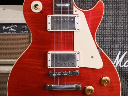 2019 Gibson 1958 Les Paul Standard Aged M2M Sweet Cherry Red  Lucy  Online now