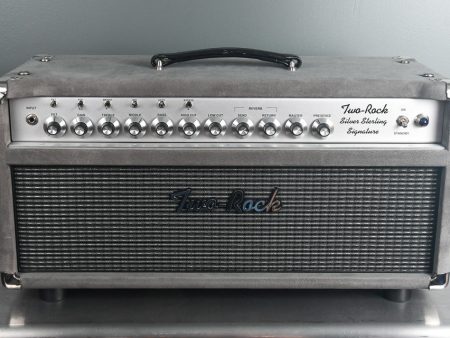 2019 Two Rock Silver Sterling Signature 100 Watt Head Grey Suede Online Sale