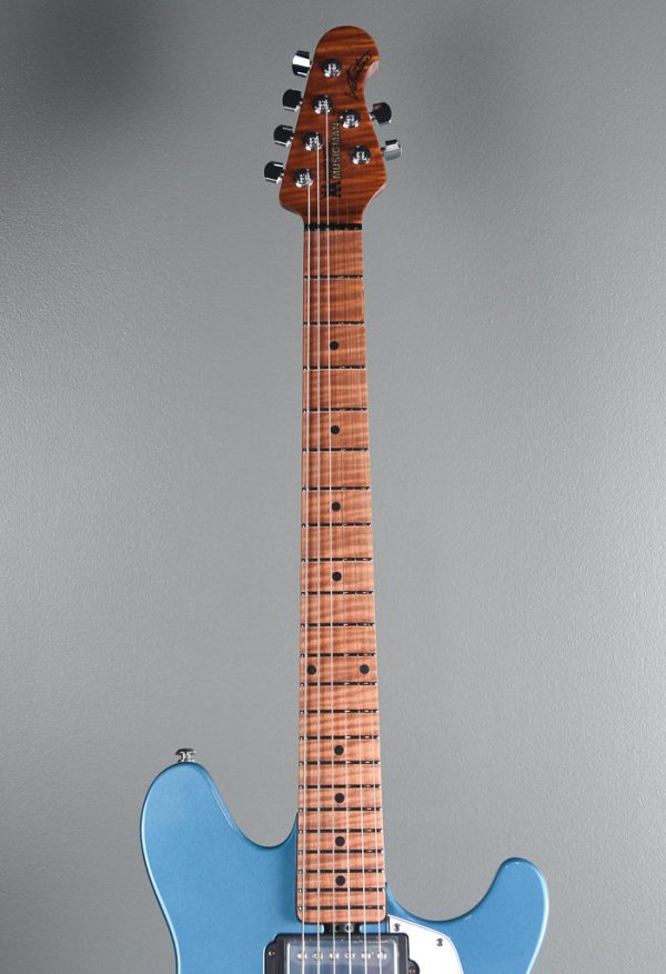 2019 Ernie Ball Music Man James Valentine Signature Guitar, Roasted Maple Neck. Toluca Blue Online Sale