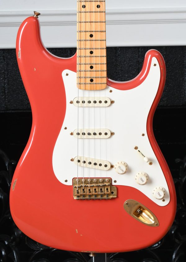 2004 Fender Custom Shop  56 Stratocaster Relic Fiesta Red on Sale