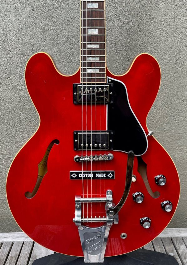 2018 Gibson Memphis ES-335 Traditional  Bigsby B7 Antique Faded Cherry Online Hot Sale