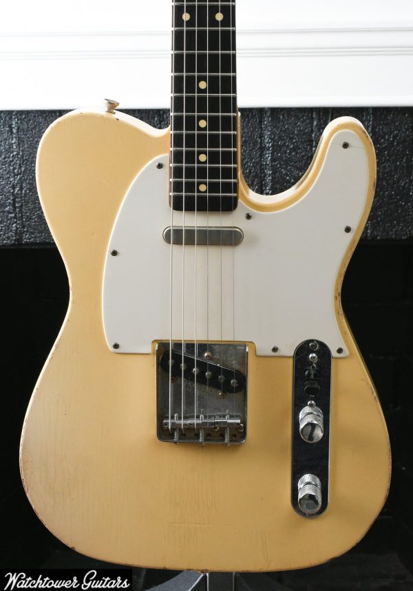 2019 Danocaster Single Cut Nicotine Blonde Peter Florance Voodoo TE-60 Pickups For Discount